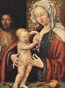 CLEVE, Joos van The Holy Family fdg oil painting artist
